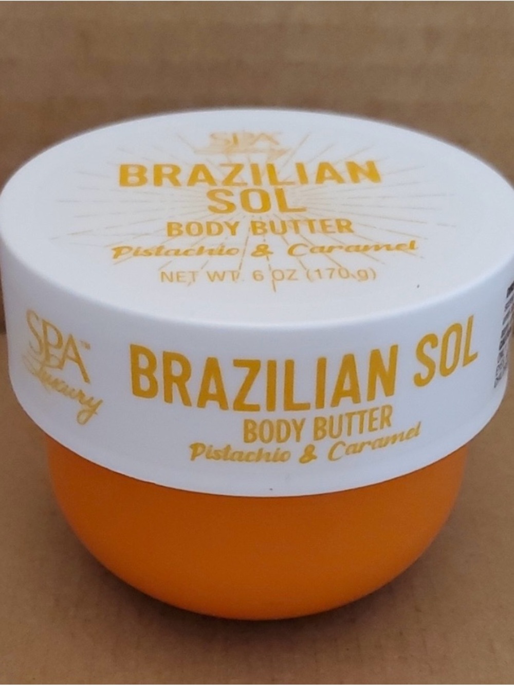 Brazilian Sol Pistachio & Caramel Body Butter 6oz.